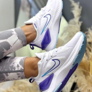 Nike Blanca Azul Mujer